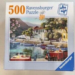 Ravensburger 500 Piece Puzzle - Serene Lakeside Retreat